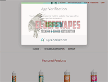 Tablet Screenshot of eljefevapes.com
